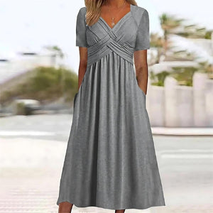 Jona™ – Flattering Tummy-Covering Midi Dress