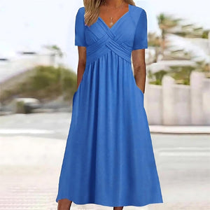 Jona™ – Flattering Tummy-Covering Midi Dress
