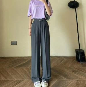 Nadia - Loose flowing pleated trousers